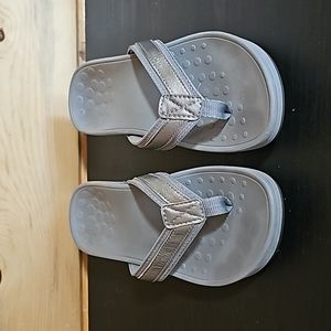 Gray platform wedge Vionic